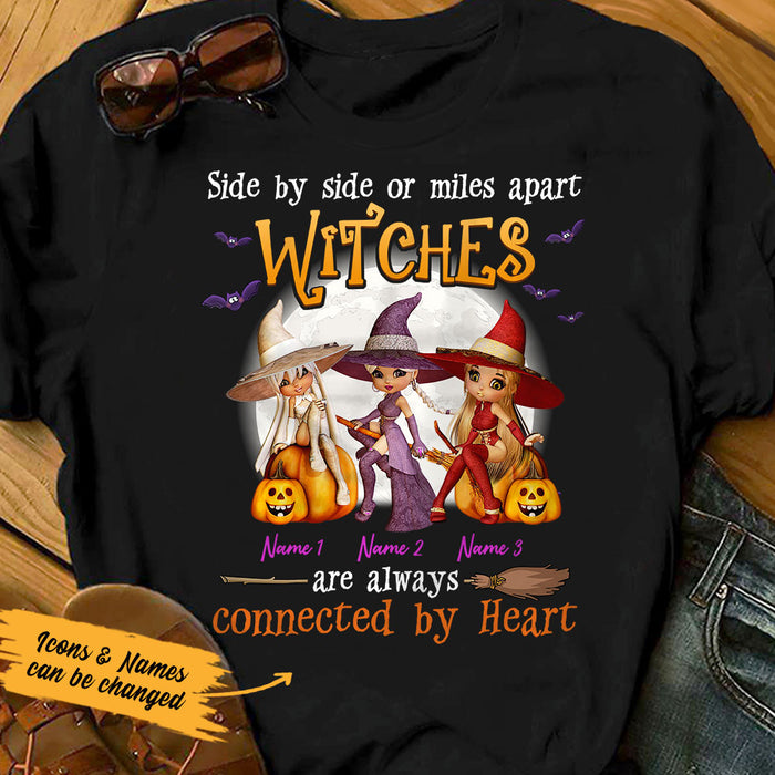 Personalized Fall Halloween Witch Friends T Shirt SB212 24O36 1
