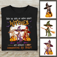 Personalized Fall Halloween Witch Friends T Shirt SB212 24O36 thumb 1