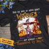 Personalized Fall Halloween Witch Friends T Shirt SB212 24O36 thumb 1