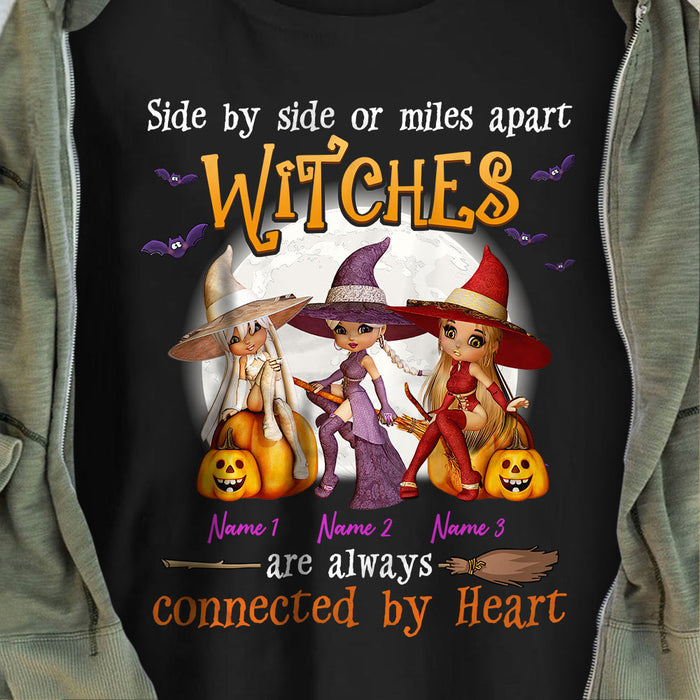 Personalized Fall Halloween Witch Friends T Shirt SB212 24O36 1