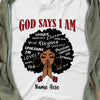 Personalized God Says BWA T Shirt SB2110 85O57 1