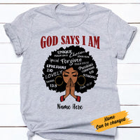 Personalized God Says BWA T Shirt SB2110 85O57 thumb 1
