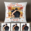 Personalized Couple Fall Love Story Pillow SB222 30O58 (Insert Included) thumb 1
