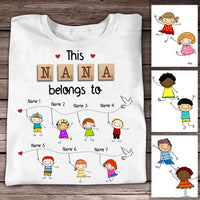 Personalized Nana Grandma T Shirt SB218 30O58 thumb 1