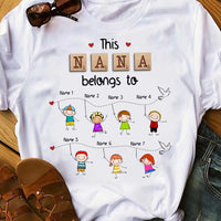 Personalized Nana Grandma T Shirt SB218 30O58 thumb 1