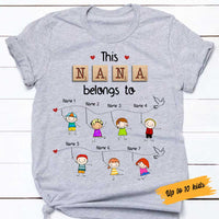 Personalized Nana Grandma T Shirt SB218 30O58 thumb 1
