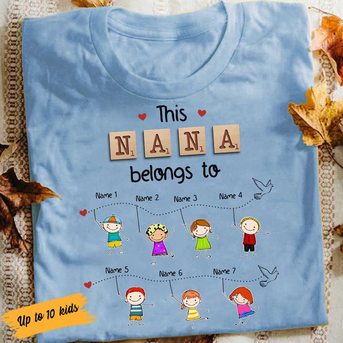 Personalized Nana Grandma T Shirt SB218 30O58 1
