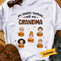 Personalized Pumpkins Grandma Fall Halloween T Shirt SB211 22O57 thumb 1