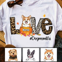 Personalized Dog Mom Fall T Shirt SB222 26O47 thumb 1