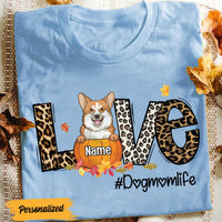 Personalized Dog Mom Fall T Shirt SB222 26O47 thumb 1