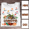 Personalized Mom Grandma Fall T Shirt SB221 95O34 1