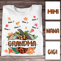 Personalized Mom Grandma Fall T Shirt SB221 95O34 thumb 1
