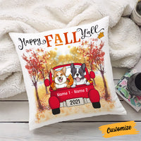 Personalized Dog Fall Halloween Pillow SB222 85O53 (Insert Included) thumb 1