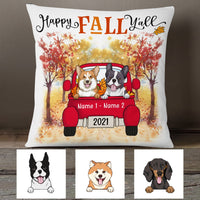 Personalized Dog Fall Halloween Pillow SB222 85O53 (Insert Included) thumb 1