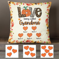 Personalized Mom Grandma Fall Halloween Pillow SB231 26O36 (Insert Included) thumb 1