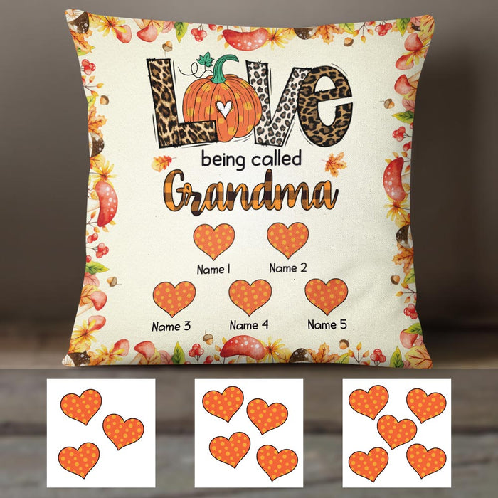 Personalized Mom Grandma Fall Halloween Pillow SB231 26O36 (Insert Included) 1