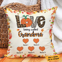 Personalized Mom Grandma Fall Halloween Pillow SB231 26O36 (Insert Included) thumb 1