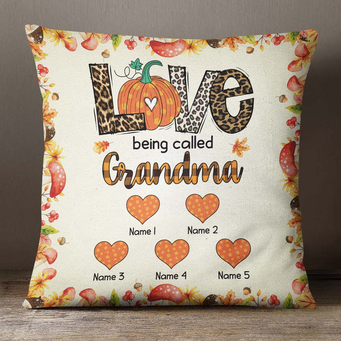 Personalized Mom Grandma Fall Halloween Pillow SB231 26O36 (Insert Included) 1