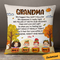 Personalized Mom Grandma Fall Pillow SB231 30O57 (Insert Included) thumb 1