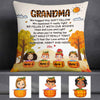 Personalized Mom Grandma Fall Pillow SB231 30O57 (Insert Included) thumb 1