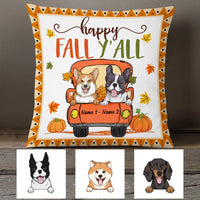 Personalized Dog Mom Fall Yall Pillow SB232 87O53 (Insert Included) thumb 1