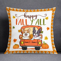 Personalized Dog Mom Fall Yall Pillow SB232 87O53 (Insert Included) thumb 1