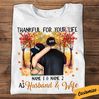 Personalized Fall Couple T Shirt SB232 30O34 thumb 1