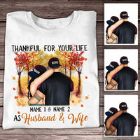 Personalized Fall Couple T Shirt SB232 30O34 thumb 1