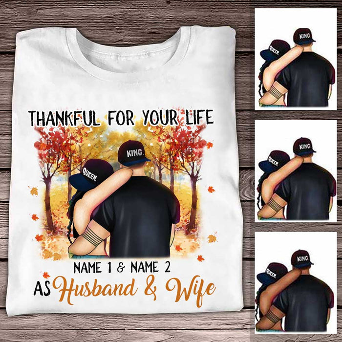 Personalized Fall Couple T Shirt SB232 30O34 1