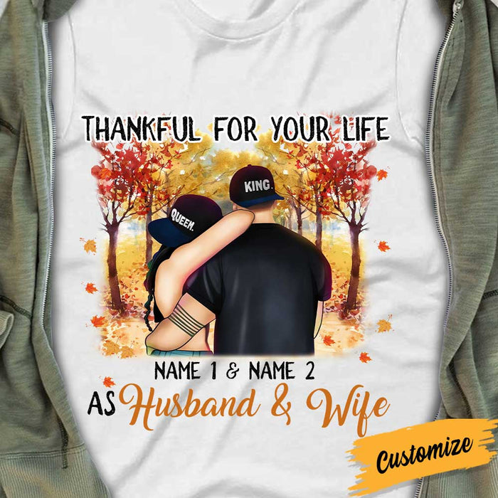 Personalized Fall Couple T Shirt SB232 30O34 1