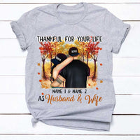 Personalized Fall Couple T Shirt SB232 30O34 thumb 1
