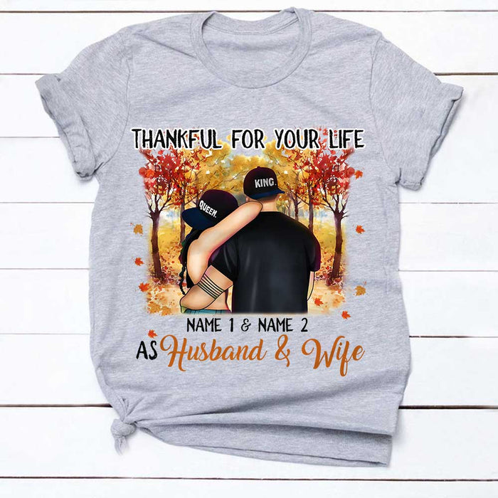 Personalized Fall Couple T Shirt SB232 30O34 1