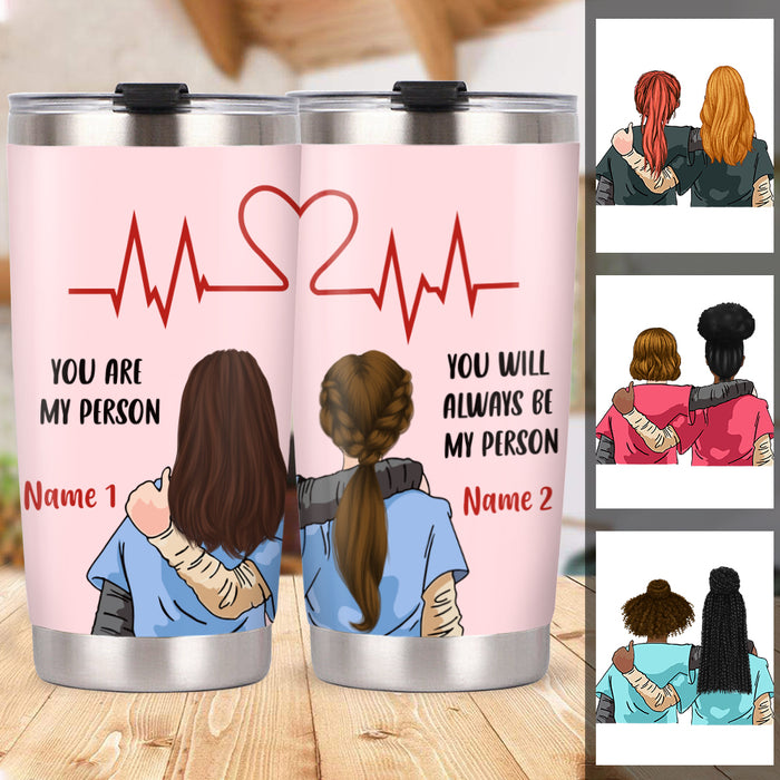 Personalized Nurse Friends Steel Tumbler SB232 87O34 1