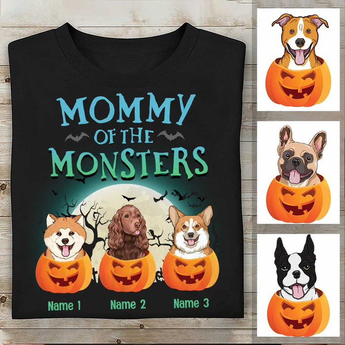 Personalized Dog Mom Monsters Halloween T Shirt OB23 95O34 1
