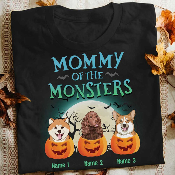 Personalized Dog Mom Monsters Halloween T Shirt OB23 95O34 1