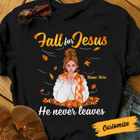 Personalized Fall Girl T Shirt SB241 87O53 thumb 1