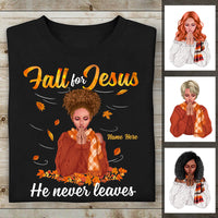 Personalized Fall Girl T Shirt SB241 87O53 thumb 1