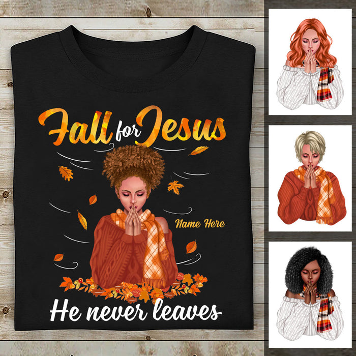 Personalized Fall Girl T Shirt SB241 87O53 1