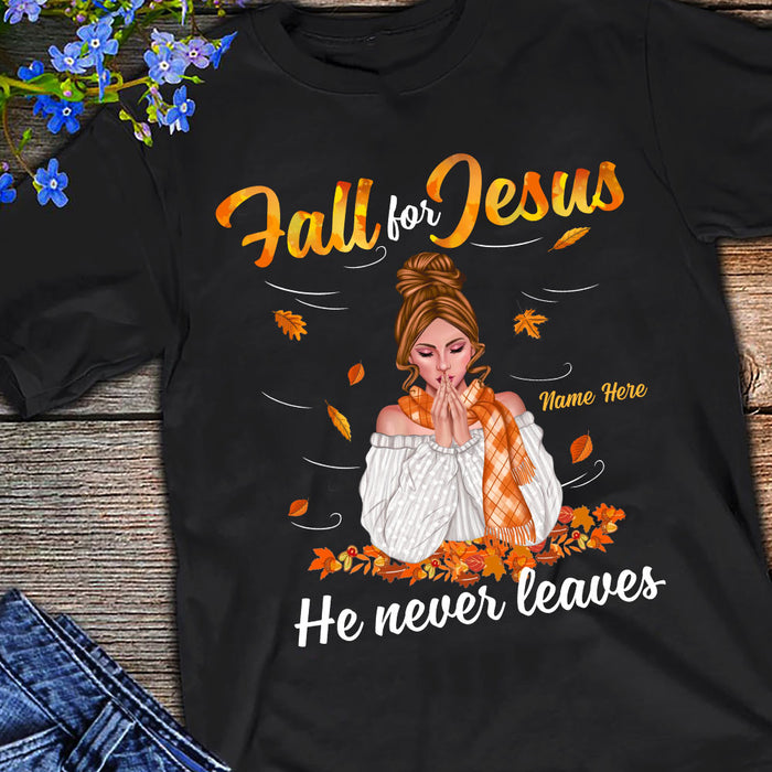 Personalized Fall Girl T Shirt SB241 87O53 1