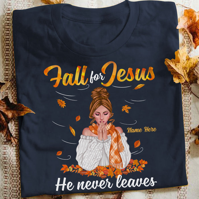 Personalized Fall Girl T Shirt SB241 87O53 1