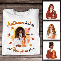 Personalized Fall Pumpkin Daughter T Shirt SB271 87O36 thumb 1