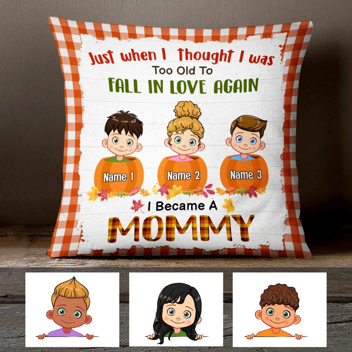 Personalized Grandma In Love Fall Pillow SB241 95O47 (Insert Included) 1