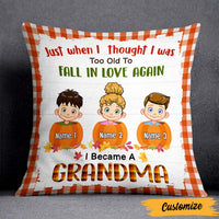 Personalized Grandma In Love Fall Pillow SB241 95O47 (Insert Included) thumb 1