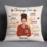 Personalized Daughter Fall God Says Pillow SB242 30O58 thumb 1