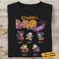 Personalized Halloween Grandma Boo Crew T Shirt SB243 24O58 thumb 1