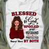 Personalized Protected By God And Husband T Shirt SB272 30O36 1