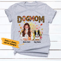 Personalized Dog Mom Fall T Shirt OB11 95O36 thumb 1