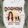 Personalized Dog Mom Fall T Shirt OB11 95O36 1