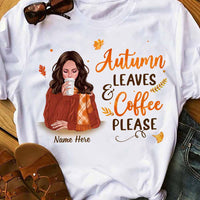 Personalized Fall Pumpkin Girl T Shirt SB272 87O58 thumb 1