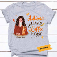 Personalized Fall Pumpkin Girl T Shirt SB272 87O58 thumb 1